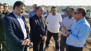 بازدید میدانی دادستان مرکز خوزستان از پروژه پل سابله سوسنگرد