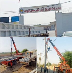 آغاز پروژه مقاوم‌سازی شبکه برق گتوند با تعویض ۱۴۸ پایه فرسوده شهری و روستایی